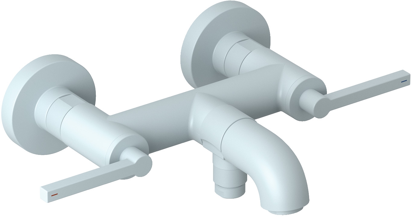 Kludi Nova Fonte Puristic bateria wannowo-prysznicowa ścienna niebieski mat 20540O415