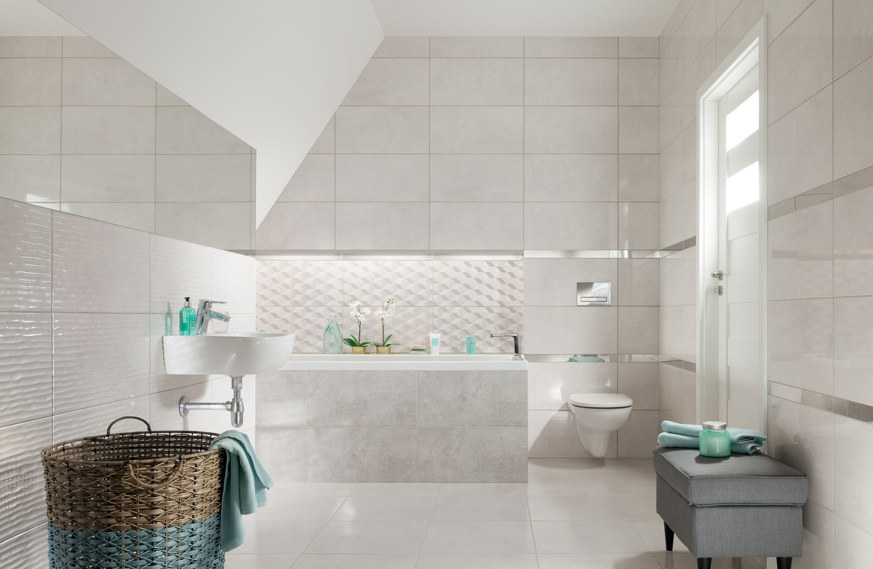 Domino Tempre grey płytka ścienna 30,8x60,8 cm