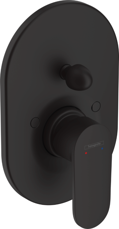 Hansgrohe Vernis Blend bateria wannowo-prysznicowa podtynkowa czarna matowa 71449670