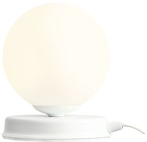 Aldex Ball lampa stołowa 1x10 W biała 1076B_S