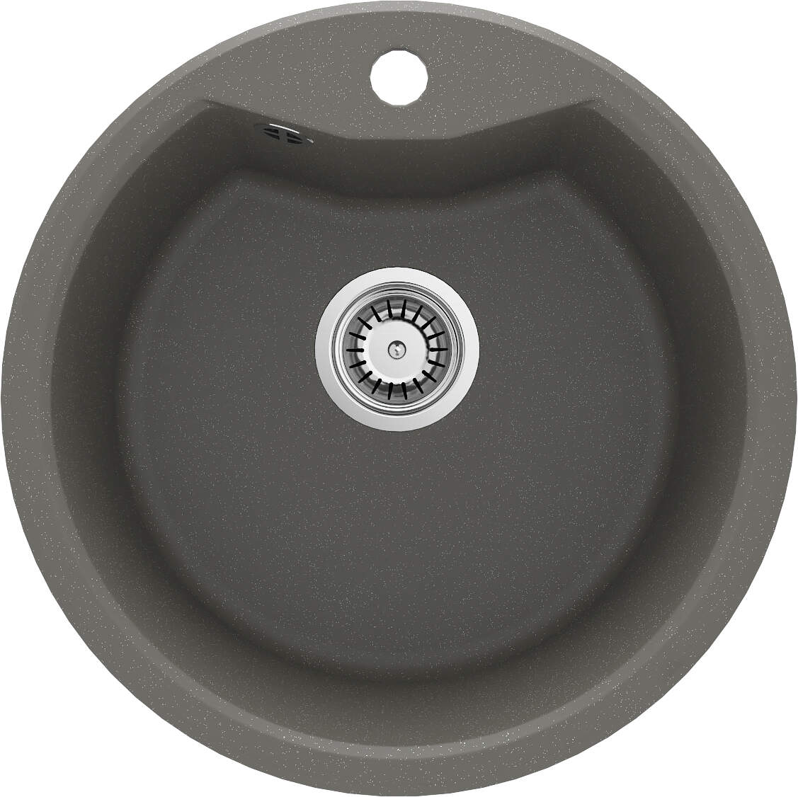 Deante Solis zlewozmywak granitowy 48 cm wpuszczany antracyt metalik ZRST803 - Wysyłka w 24h