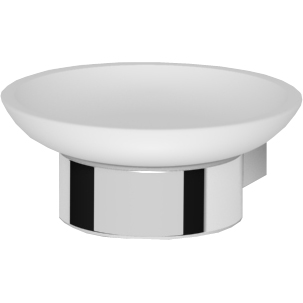 Oltens Vernal mydelniczka z uchwytem biała ceramika/chrom 84102000 - Wysyłka w 24h