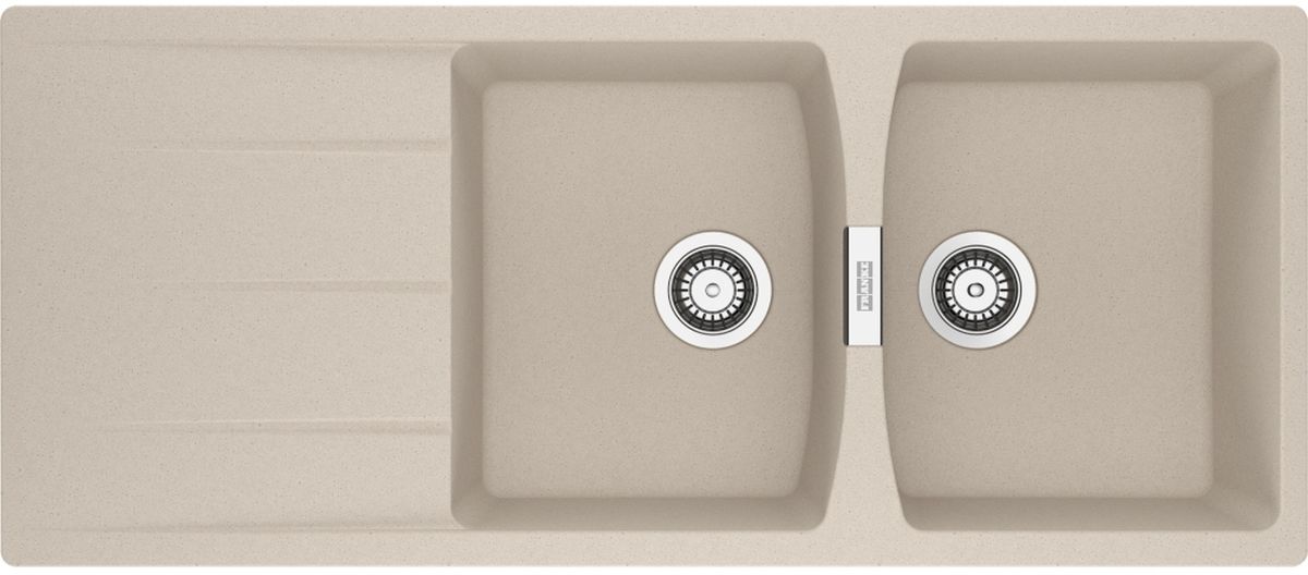 Franke Centro zlewozmywak granitowy 116x50 cm beżowy 114.0710.229
