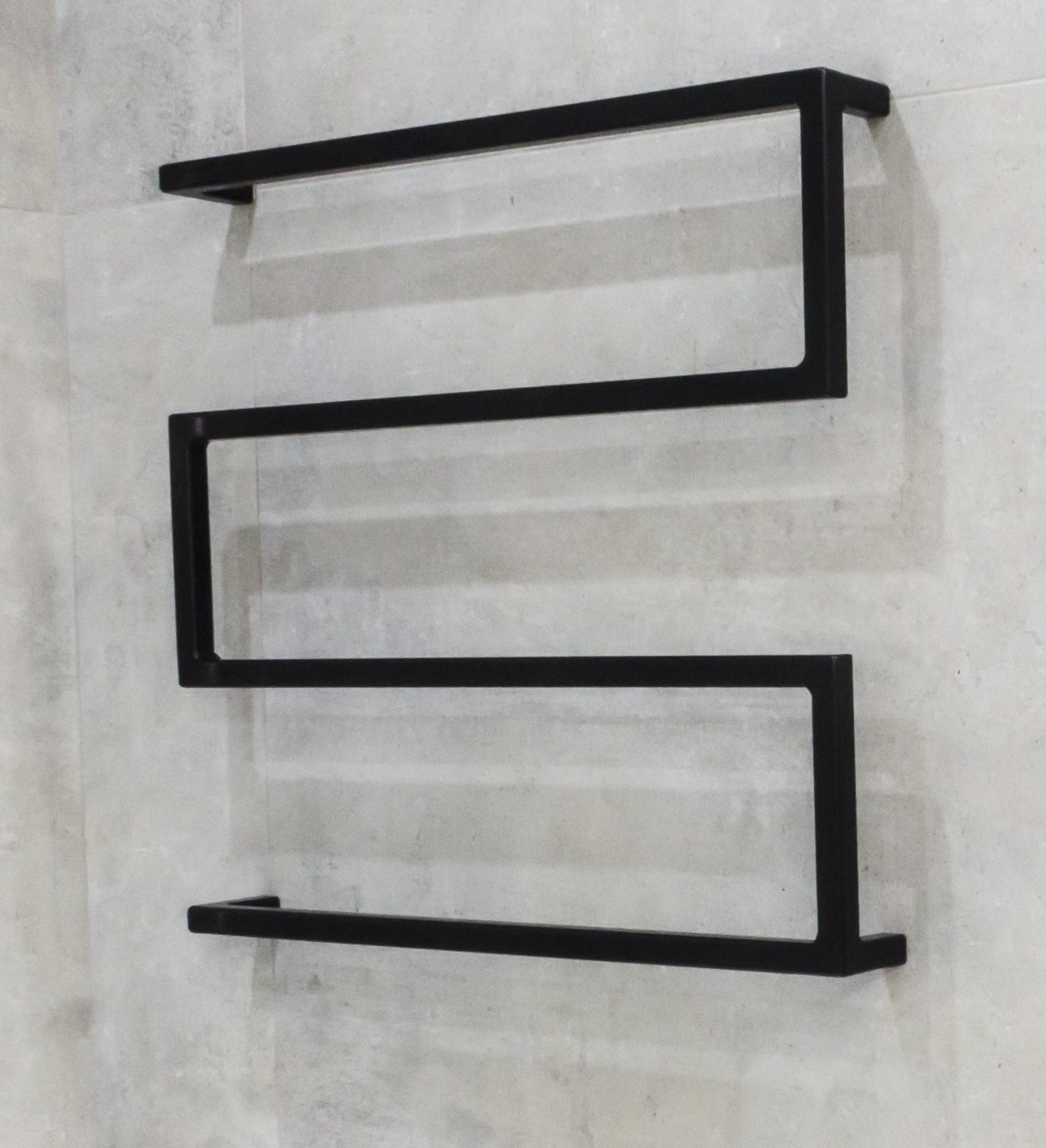 LaVita Trynidad wieszak na ręcznik 60x56 cm czarny mat - Wysyłka w 24h