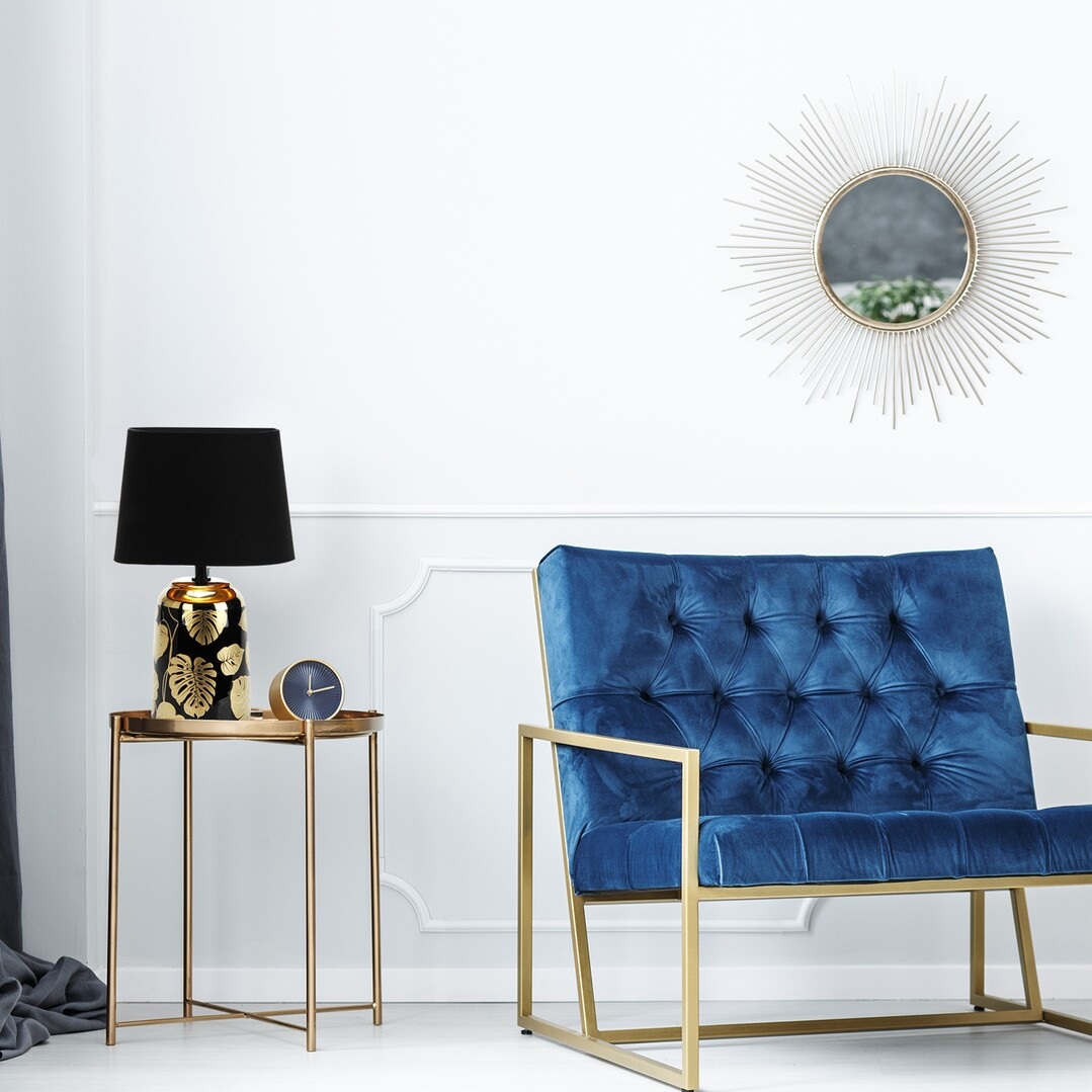 Rabalux Sonal lampa stołowa 1x40W czarny/złoty 4549