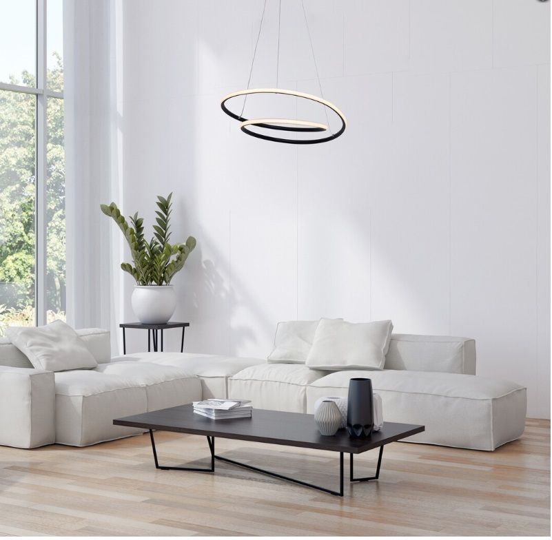 Rabalux Meridia lampa wisząca 1x40 W czarna 3257