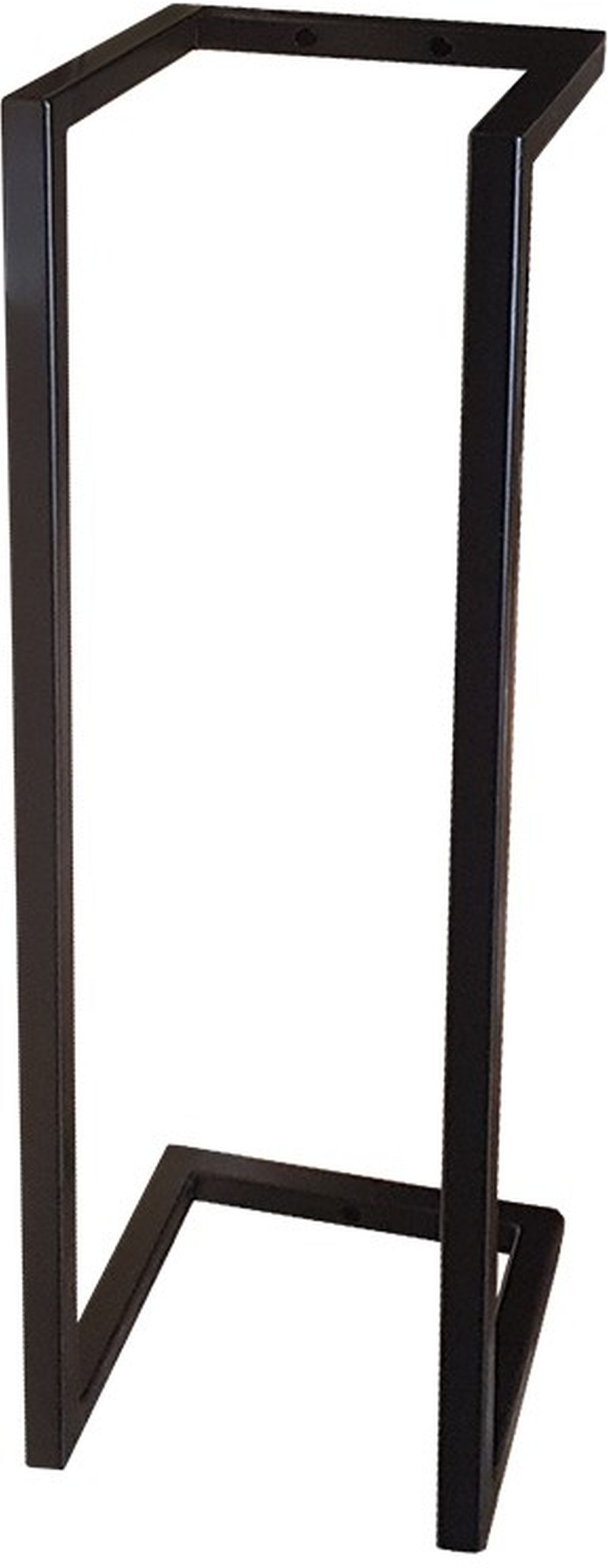 LaVita Milos 700 wieszak na ręcznik 70x20 cm stojący czarny mat