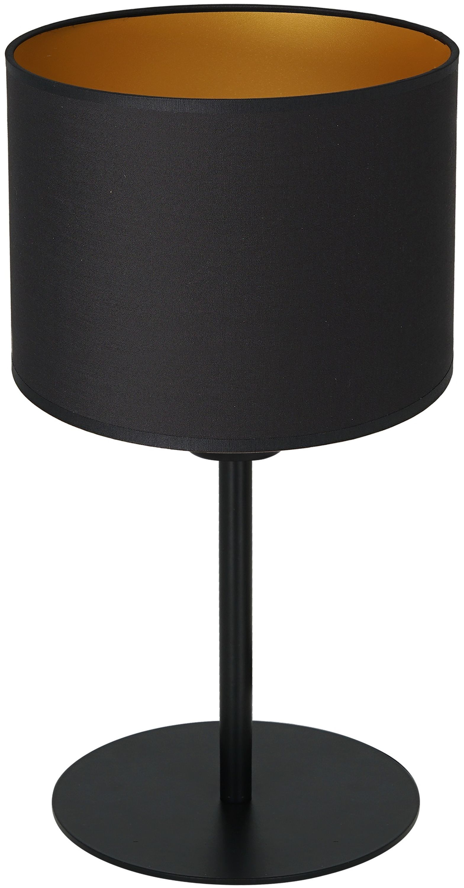 Luminex Arden lampa stołowa 1x60W czarny/złoty 3496