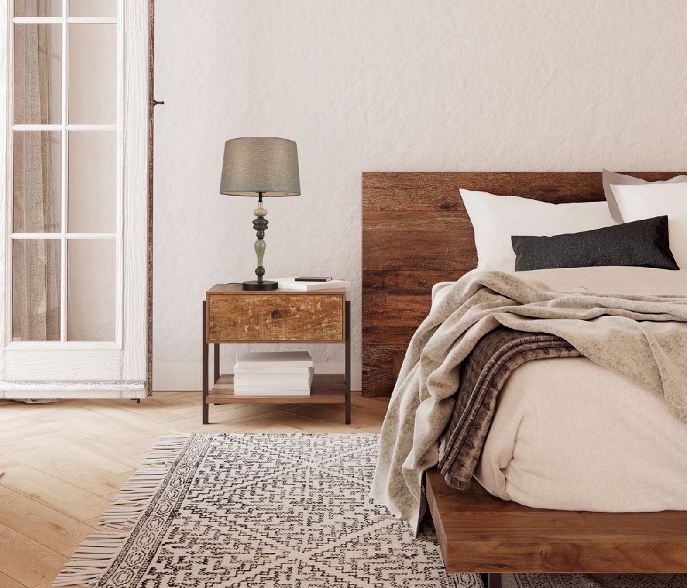 Italux Nerom lampa stołowa 1x60 W czarna TB-22374-BK