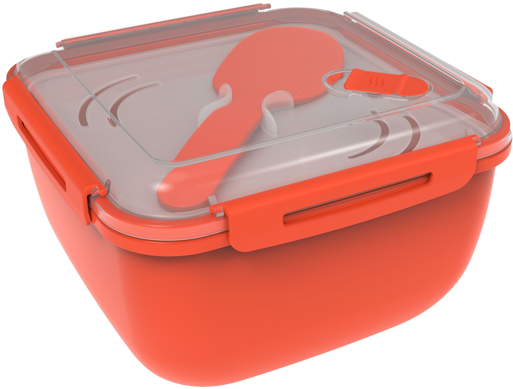 Rotho Memory pojemnik 19,5x19,5x12,1 cm czerwony 1025402792