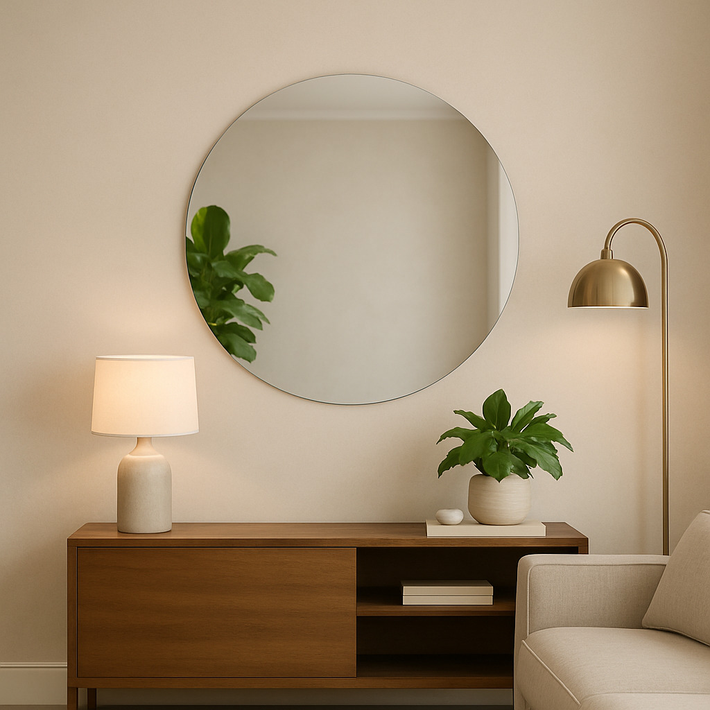 Baltica Design Baltica Pure lustro 100x100 cm okrągłe - Wysyłka w 24h