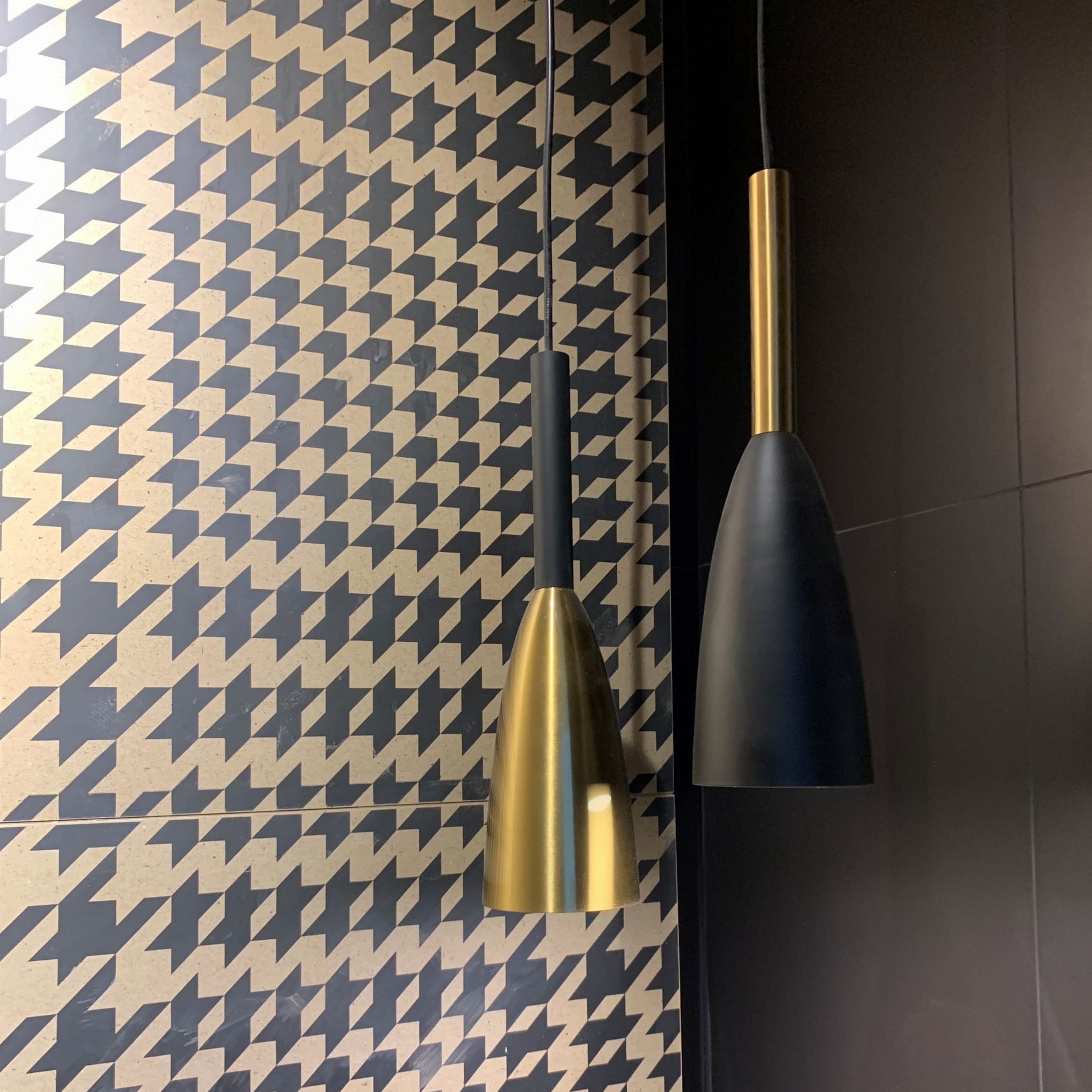 Light Prestige Solin lampa wisząca 1x60 W czarna-złota LP-181/1PBK/GD - Wysyłka w 24h