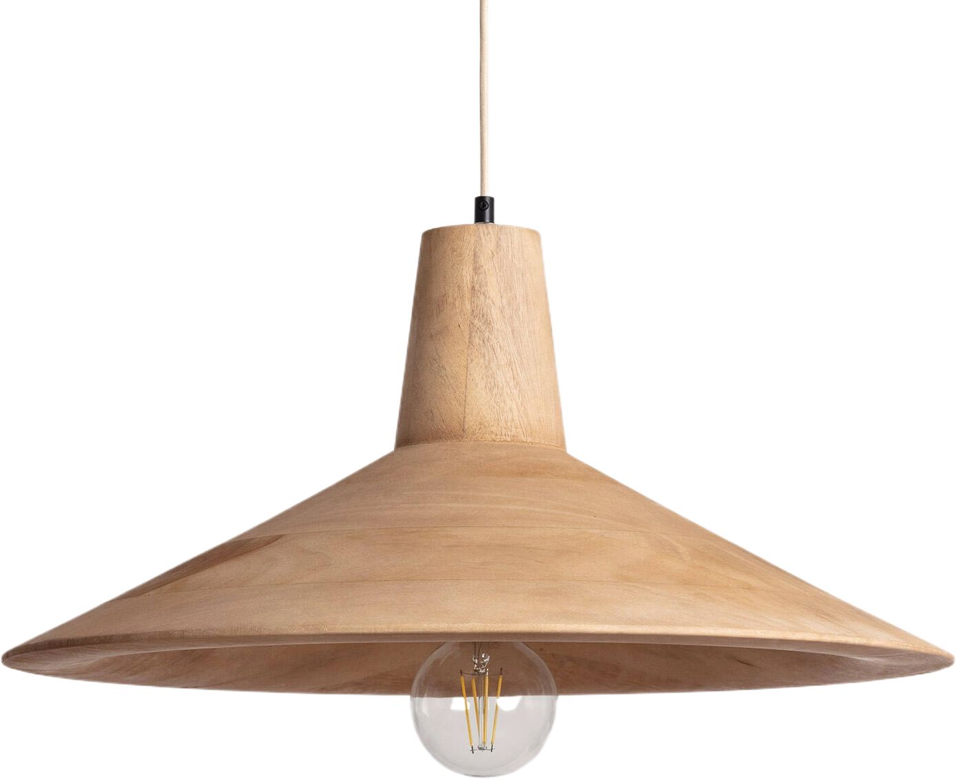 Abruzzo Vattene lampa wisząca 1x40 W drewno ABR-LWV