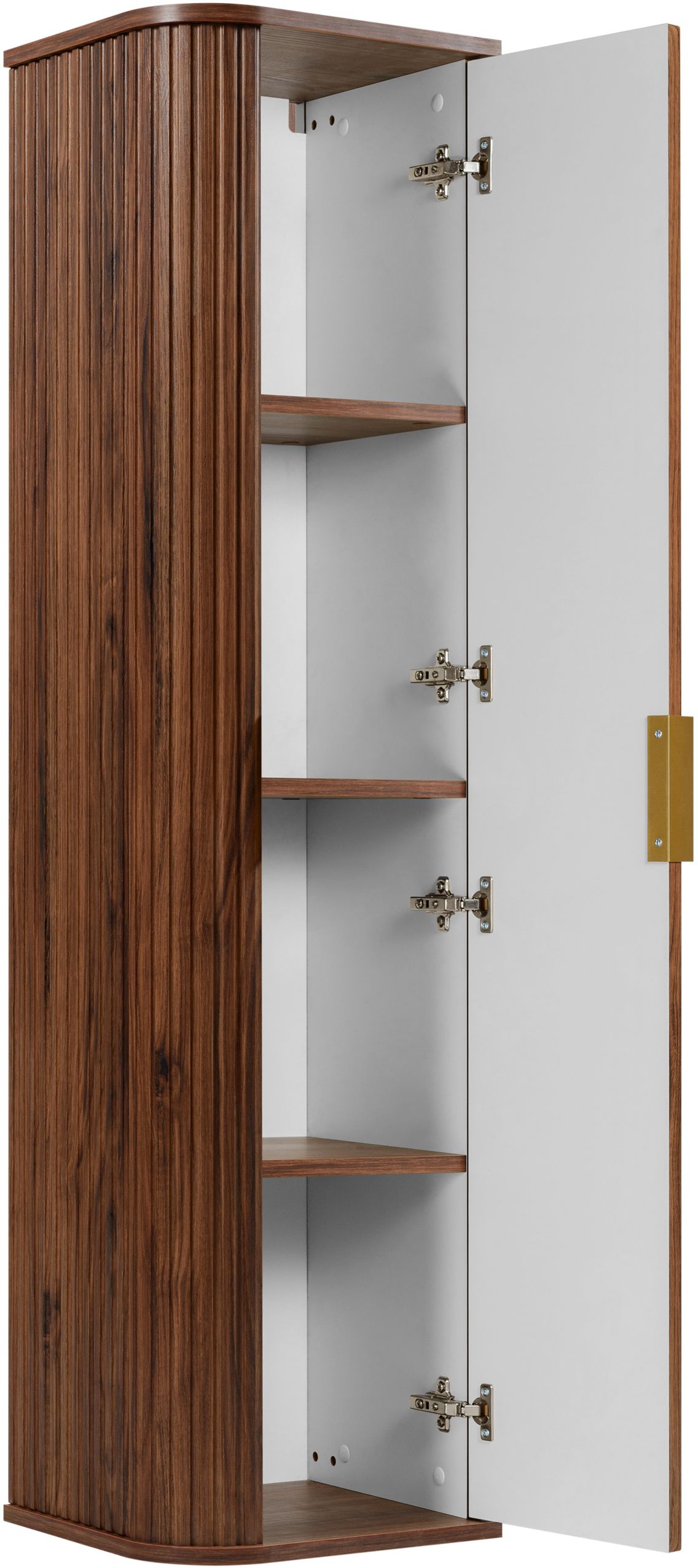 Rodan Elegance szafka 35,5x31,5x139 cm boczna wisząca dąb orzech