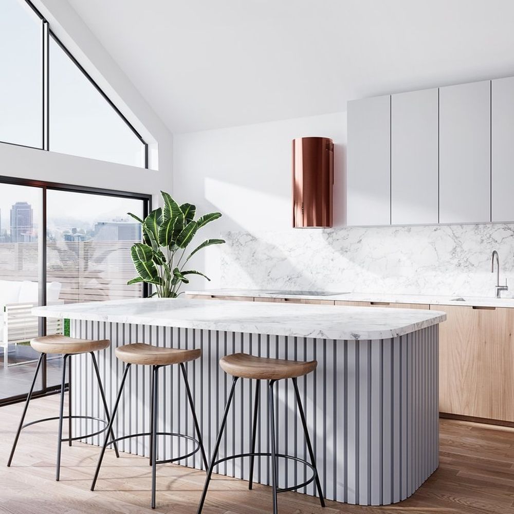 Lanilia Wereniso okap kuchenny 39 cm ścienny WERENISO_39.1_WINE_COPPER