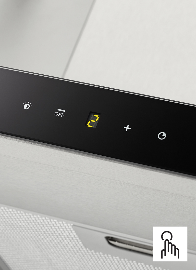 Pyramis Sliding okap kuchenny 60 cm podszafkowy czarny 065 032 801