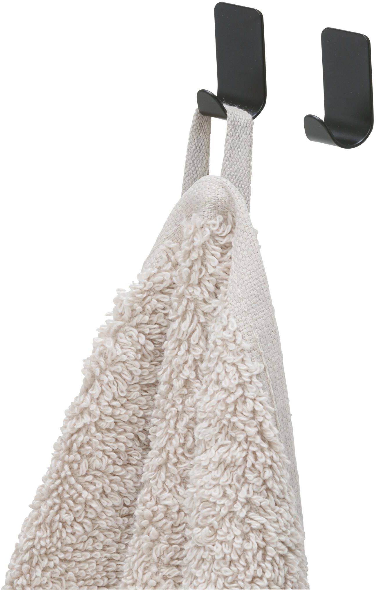 Tiger Basic wieszak na ręcznik haczyk 2 szt czarny mat 800714