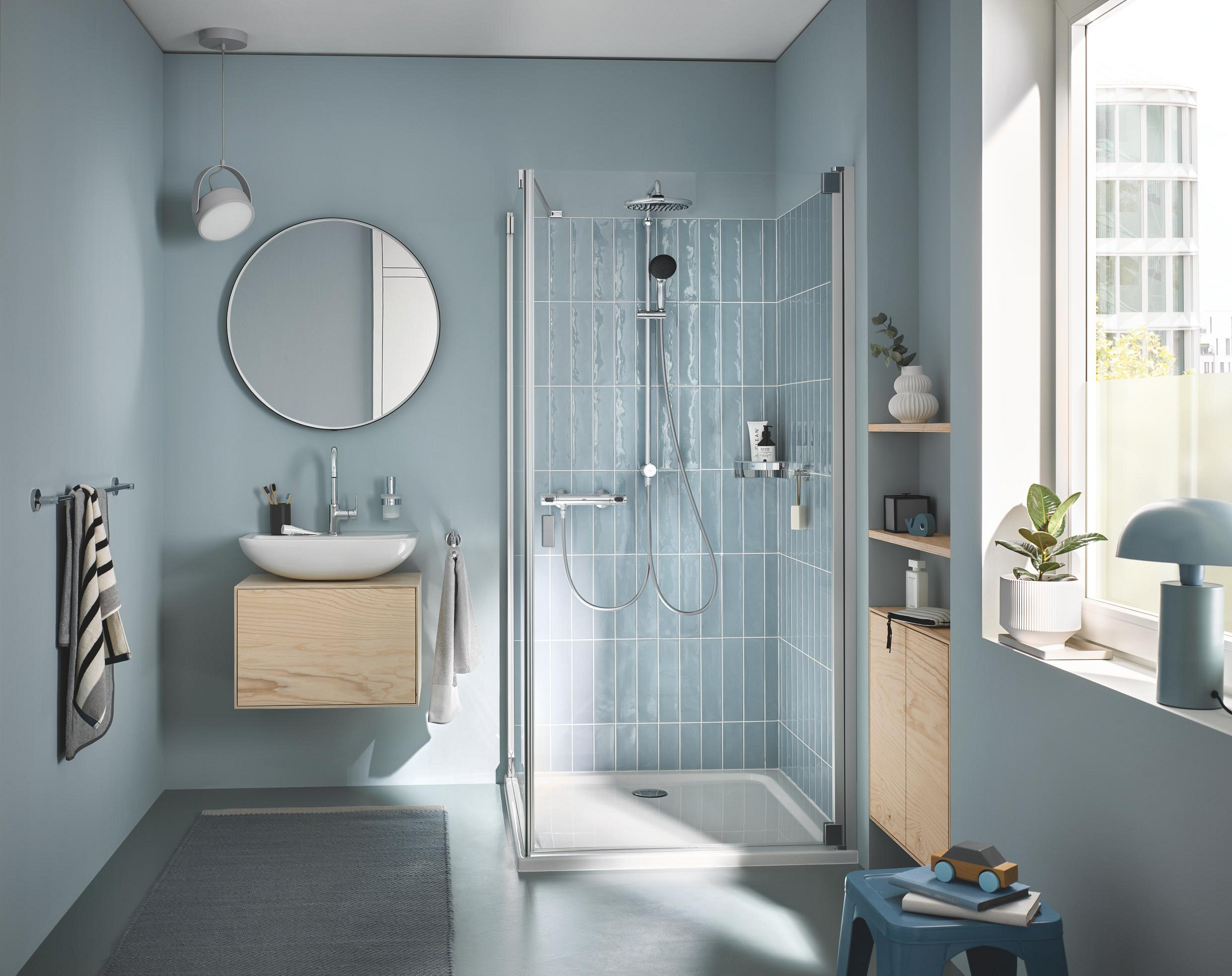 Grohe Vitalio Start System 250 zestaw prysznicowy ścienny z deszczownicą chrom 26989001 - Wysyłka w 24h