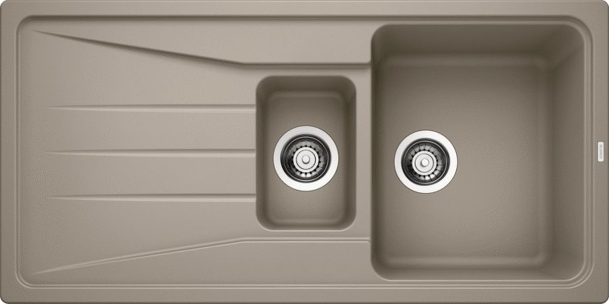 Blanco Sona 6 S zlewozmywak 100x50 cm z Silgranit PuraDur tartufo 519858