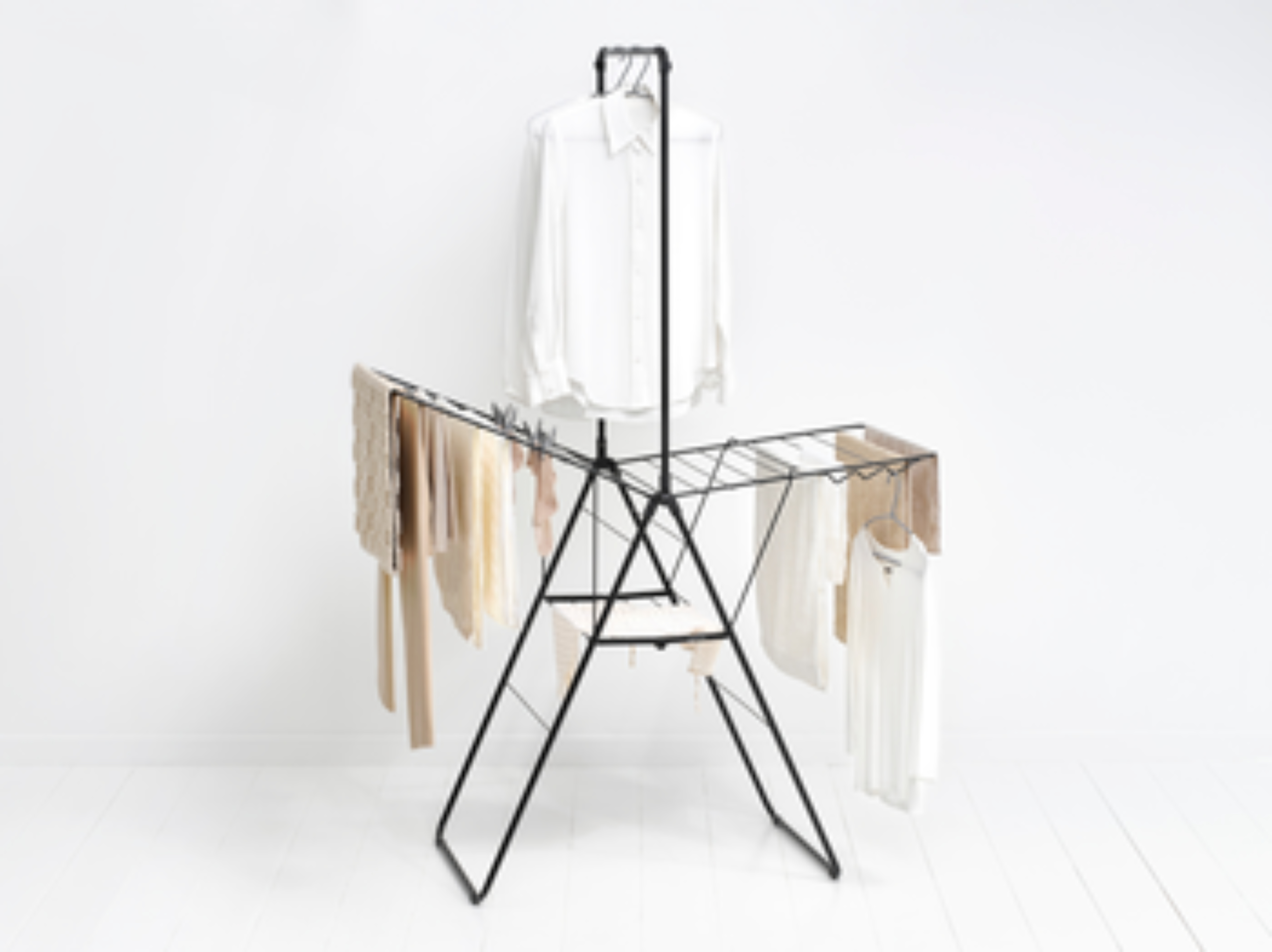 Brabantia HangOn suszarka na pranie stojąca czarny mat 403620