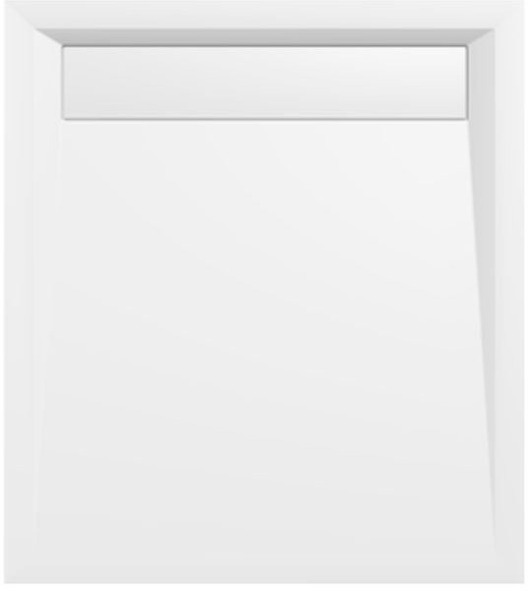 Polysan Varesa brodzik 90x80 cm prostokątny biały 71606