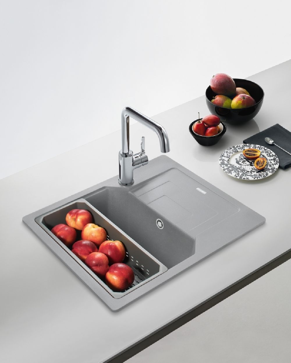 Franke Urban bateria kuchenna stojąca chrom 115.0595.062