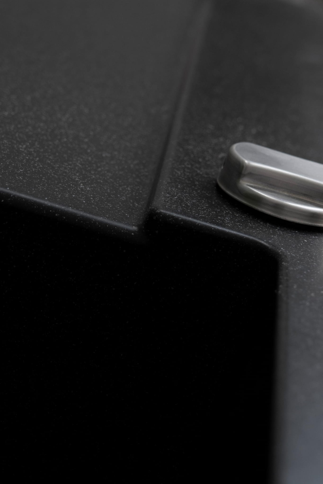 iceBerg Flex zlewozmywak z baterią 58x44 cm granitowy czarny ZZF1411ABFIX