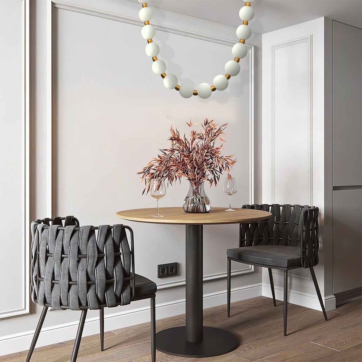 Light Prestige Dorado Rope lampa wisząca 1x33 W złota LP-002/4M CCT - Wysyłka w 24h