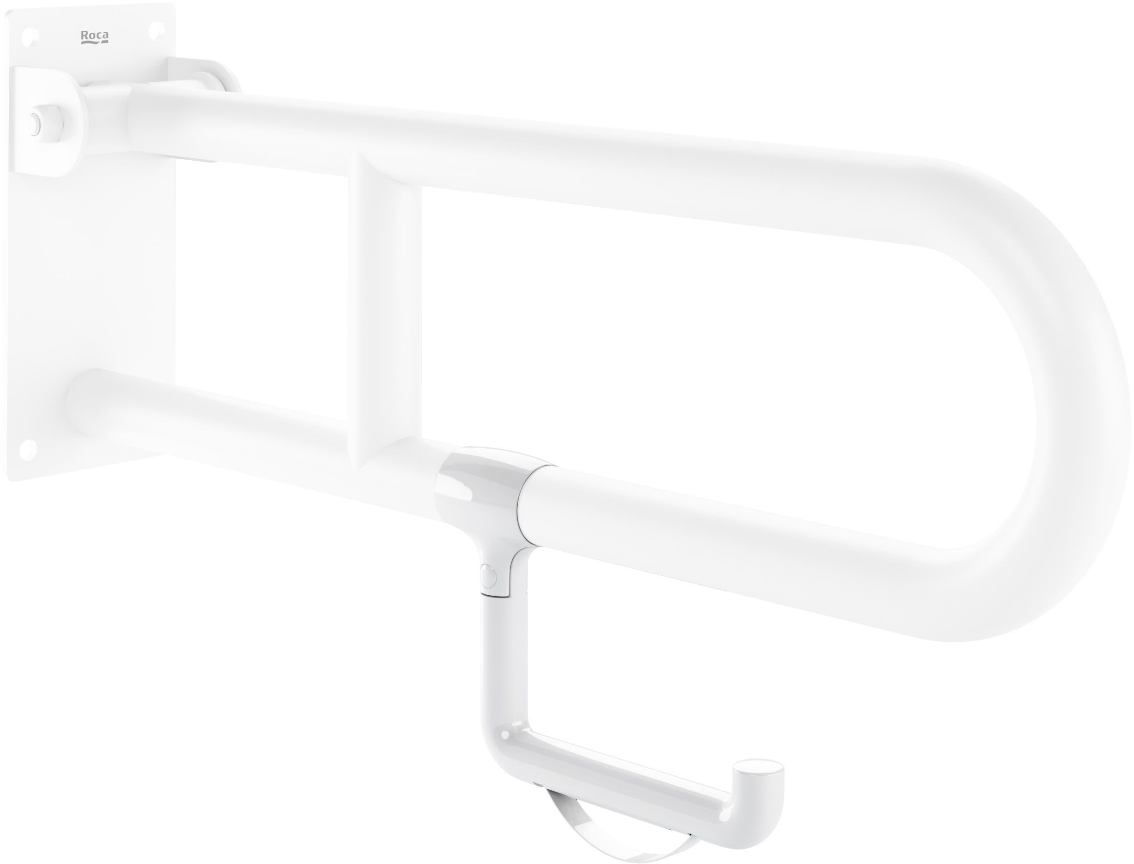Roca Access Comfort uchwyt na papier toaletowy do poręczy biały A816911009