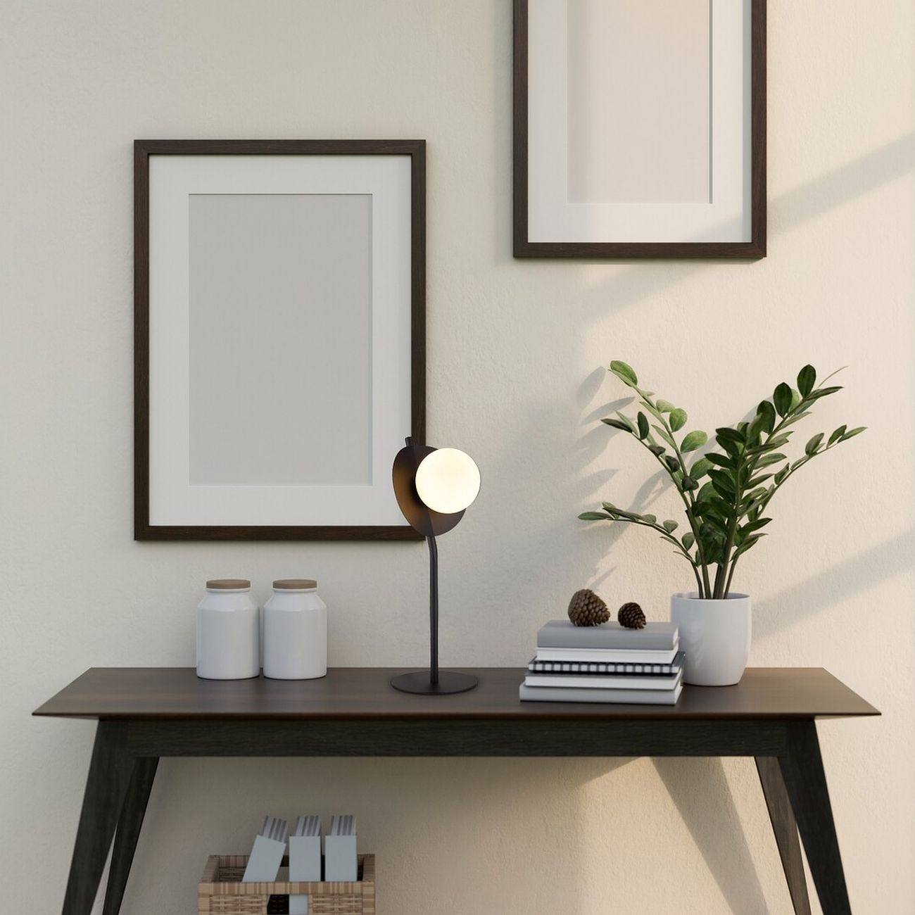 Rabalux Jules lampa stołowa 1x5 W biała-czarna 74221