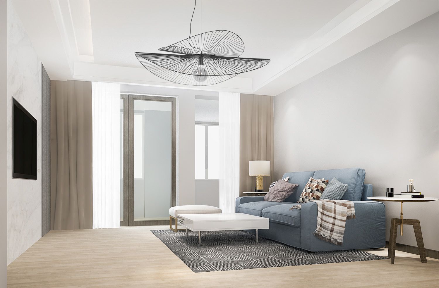 Kaja Kapelusz lampa wisząca 1x60 W czarna KP-28