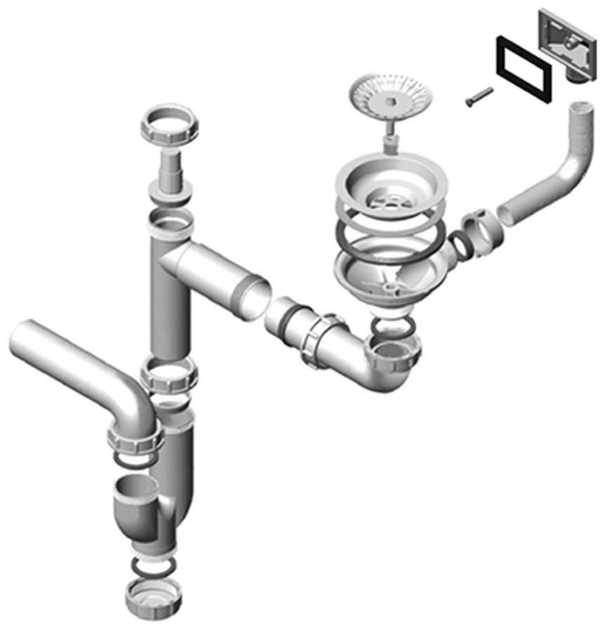 Alveus syfon zlewozmywakowy 1130550 - Wysyłka w 24h