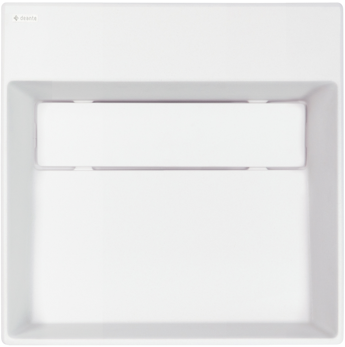 Deante Correo umywalka 40x40 cm kwadratowa nablatowa biała CQR_AU4M - Wysyłka w 24h