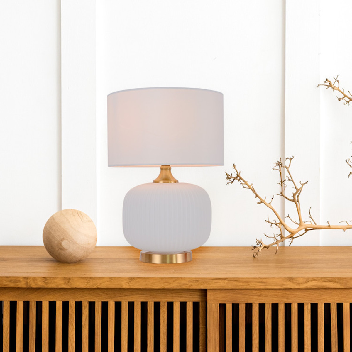 Light Prestige Tamiza lampa stołowa 1x15 W biała LP-1515/1T small white