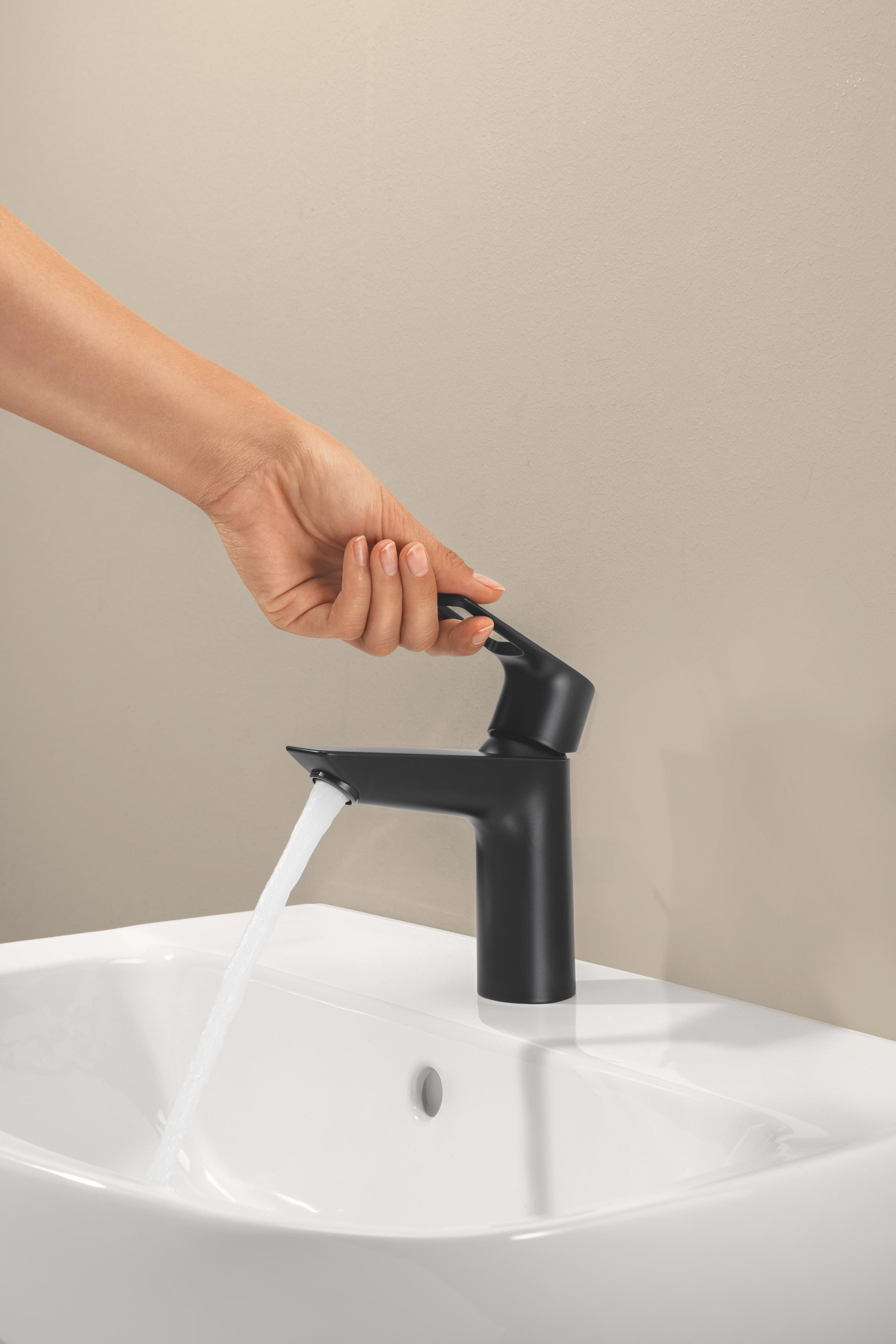 Grohe Start Edge bateria umywalkowa stojąca czarna 237792431