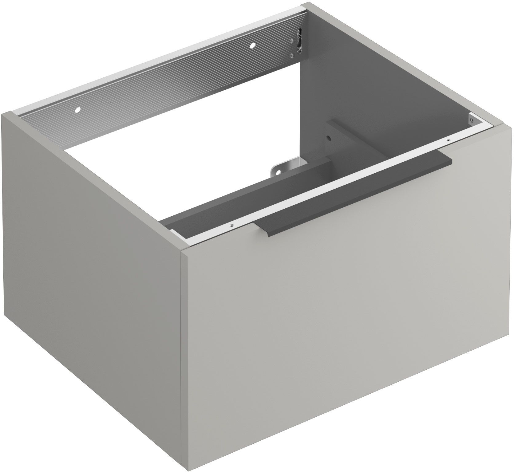 Kludi Icos szafka 60x50x35 cm podumywalkowa wisząca szara 50S60O2