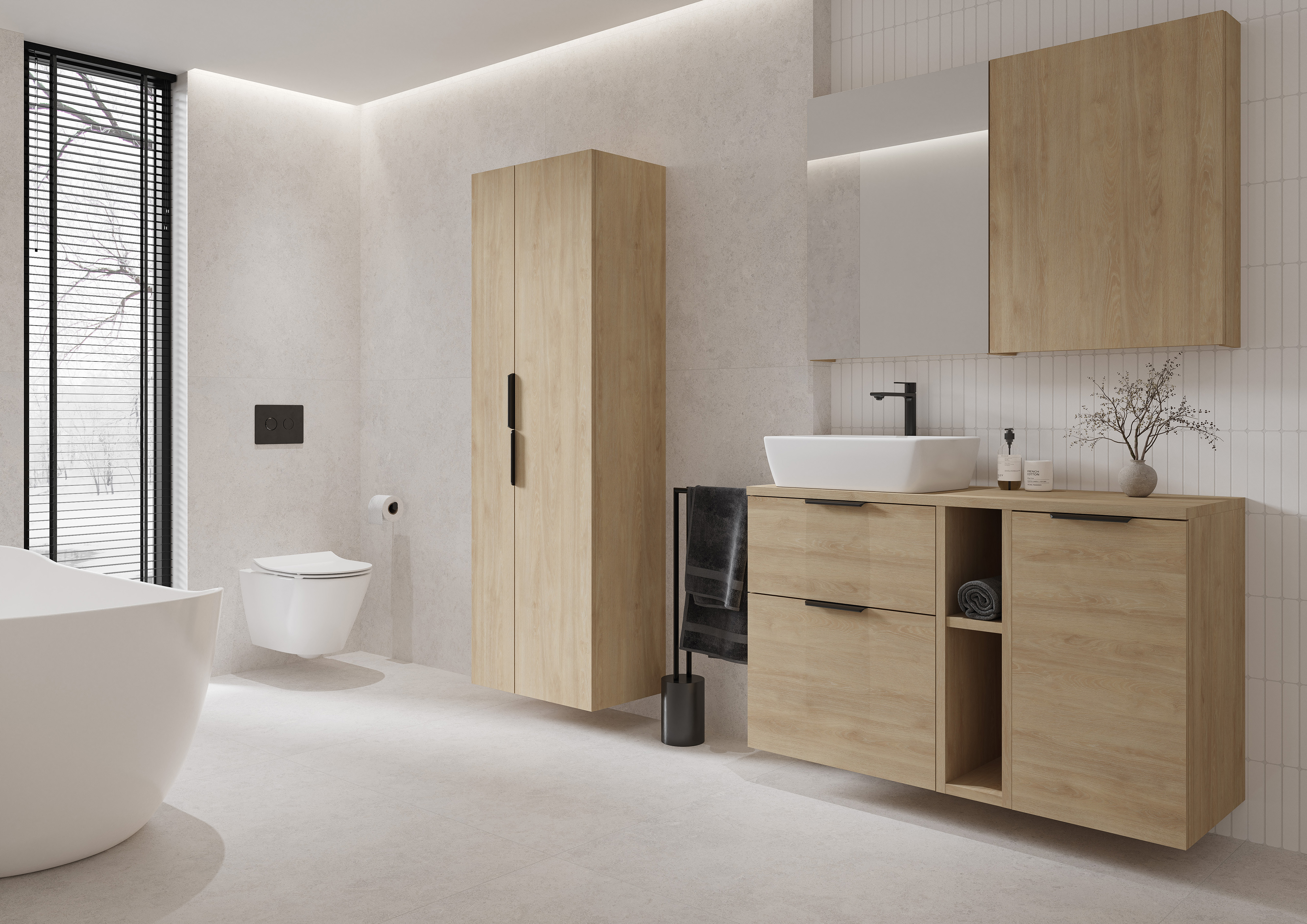 Cersanit City uchwyt meblowy 1 szt czarny mat S599-0189