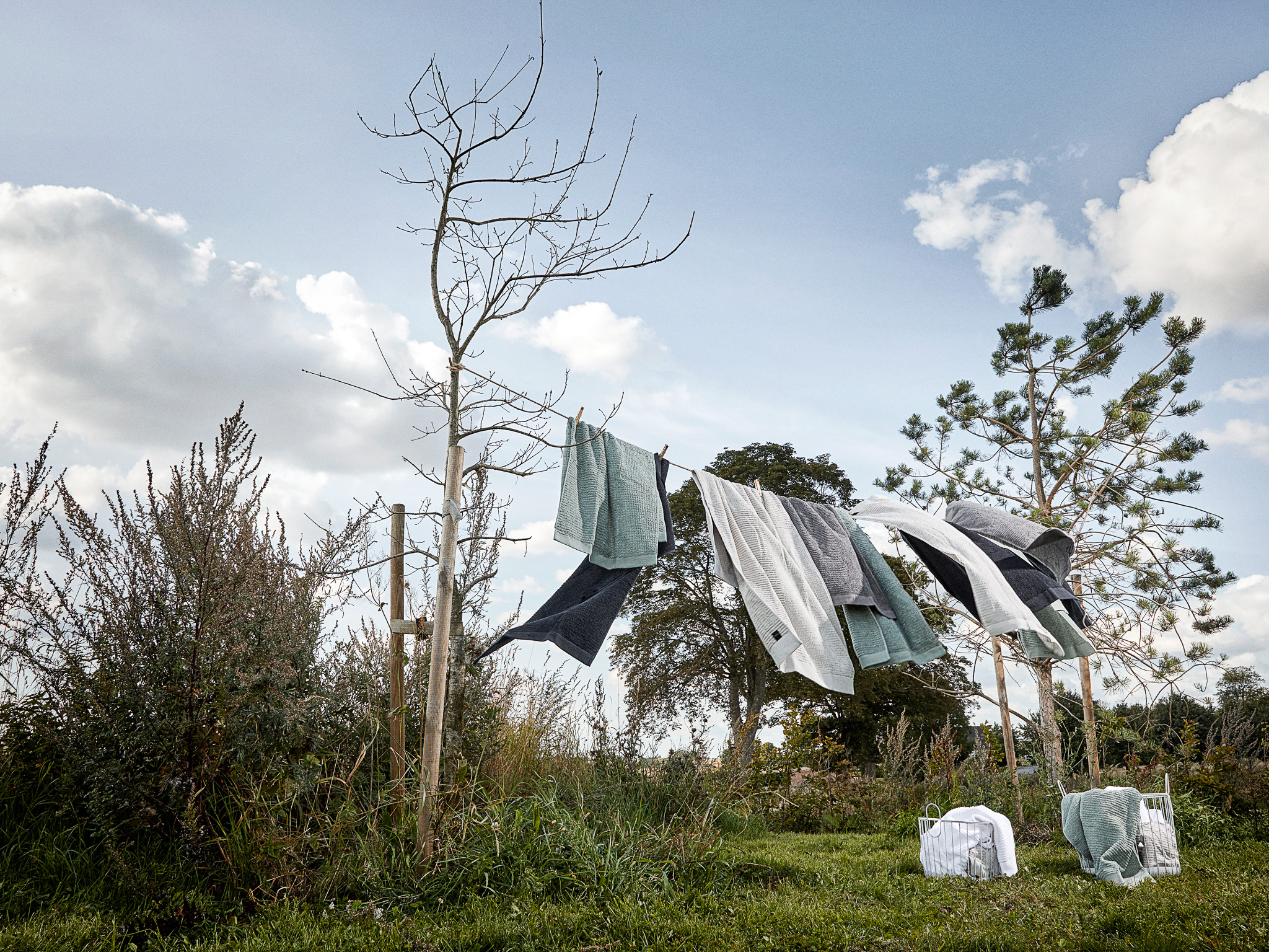 Zone Denmark Classic ręcznik 140x70 cm bawełniany niebieski 330117