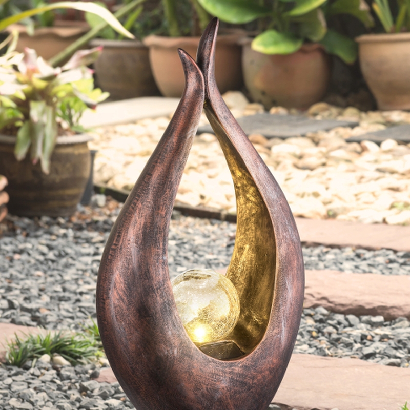 Globo Lighting Solar lampa solarna stojąca 1x0,02 W brązowa 33468