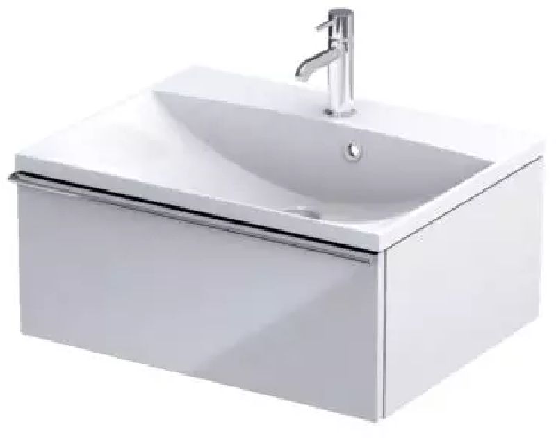 Oristo Etna szafka 60 cm podumywalkowa wisząca biały połysk OR52-SD1S-60-1