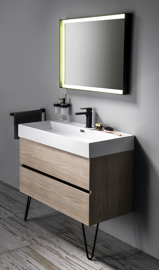 Sapho Odetta nogi do szafki 2 szt. czarny mat 30314