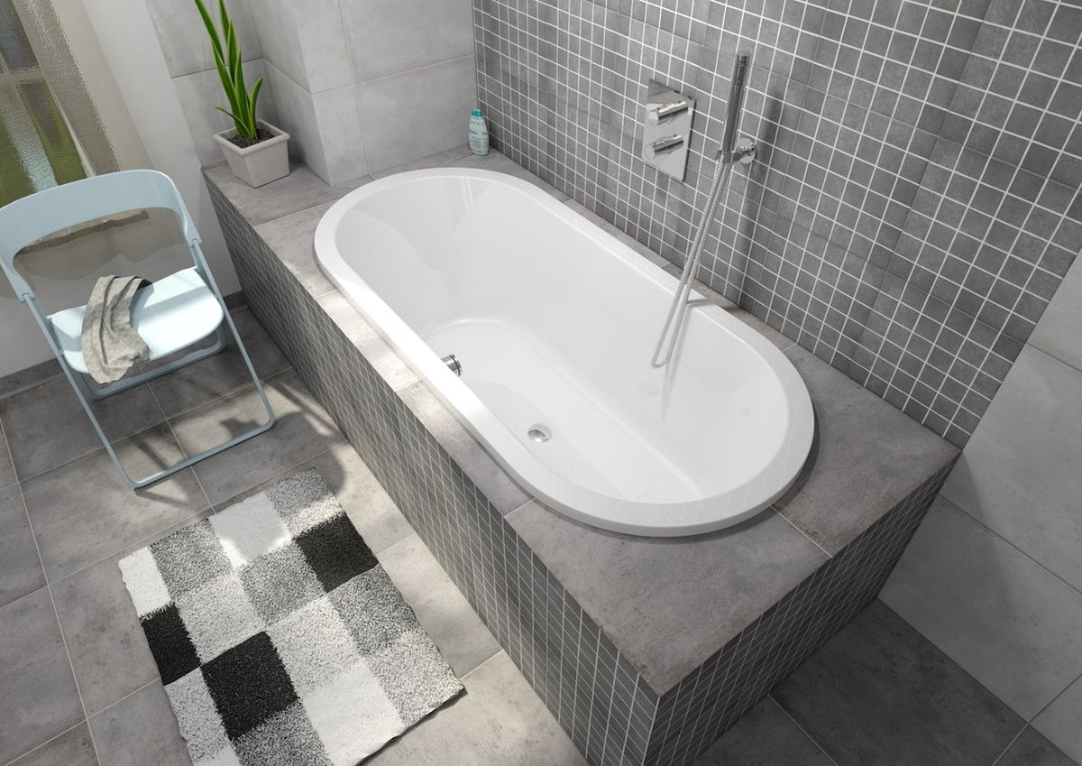 Polysan Astra O wanna owalna 165x75 cm biała 35611