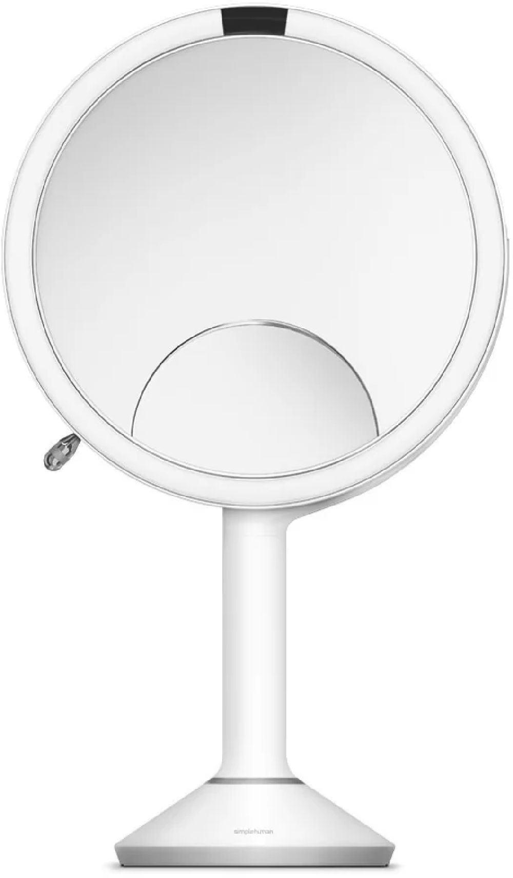 Simple Human Trio Max lusterko kosmetyczne 23x40 cm okrągłe z oświetleniem biały ST3038
