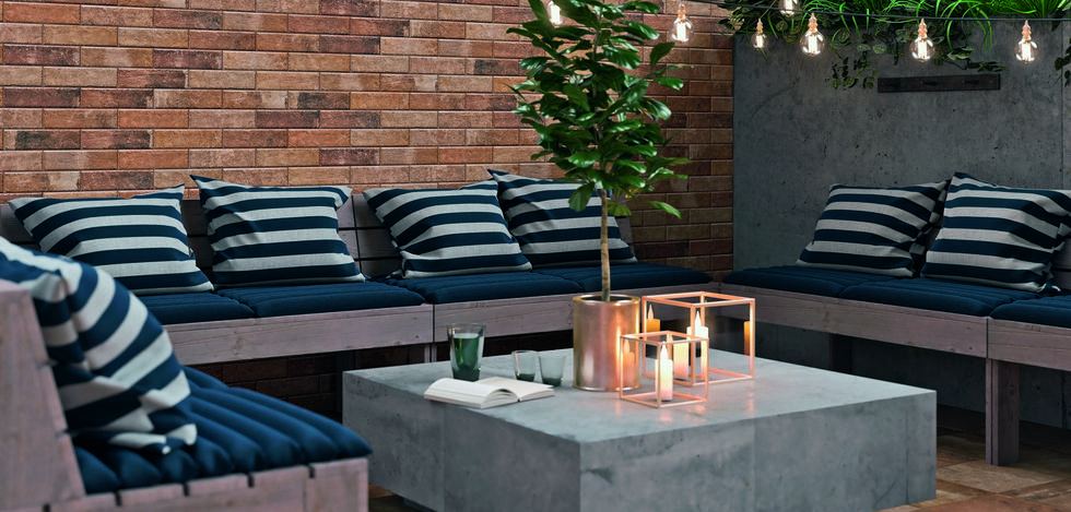 Paradyż Scandiano płytka elewacyjna 6,6x24,5 cm STR rosso czerwony mat