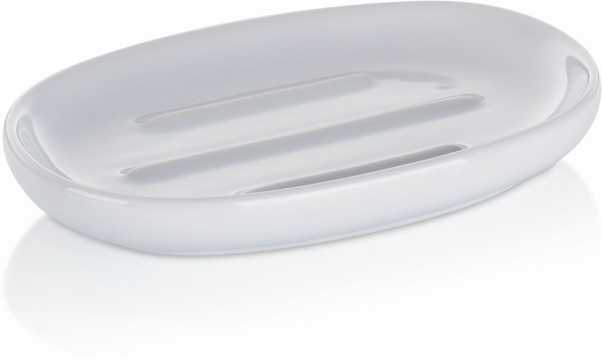 Kela Isabella mydelniczka stojąca ceramika biała 20500 - Wysyłka w 24h