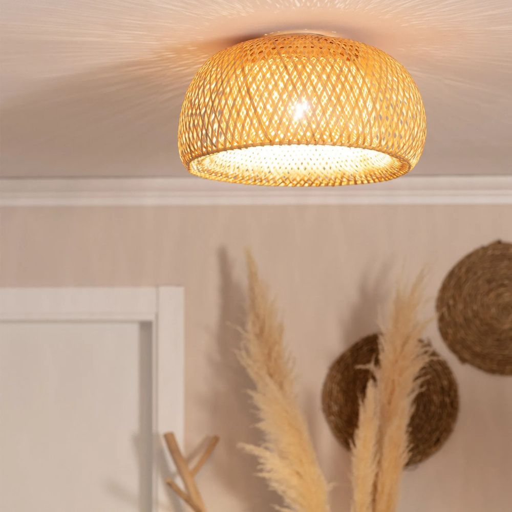 Abruzzo Boho lampa podsufitowa 1x40 W brązowa ABR-PL-BH-E27 - Wysyłka w 24h