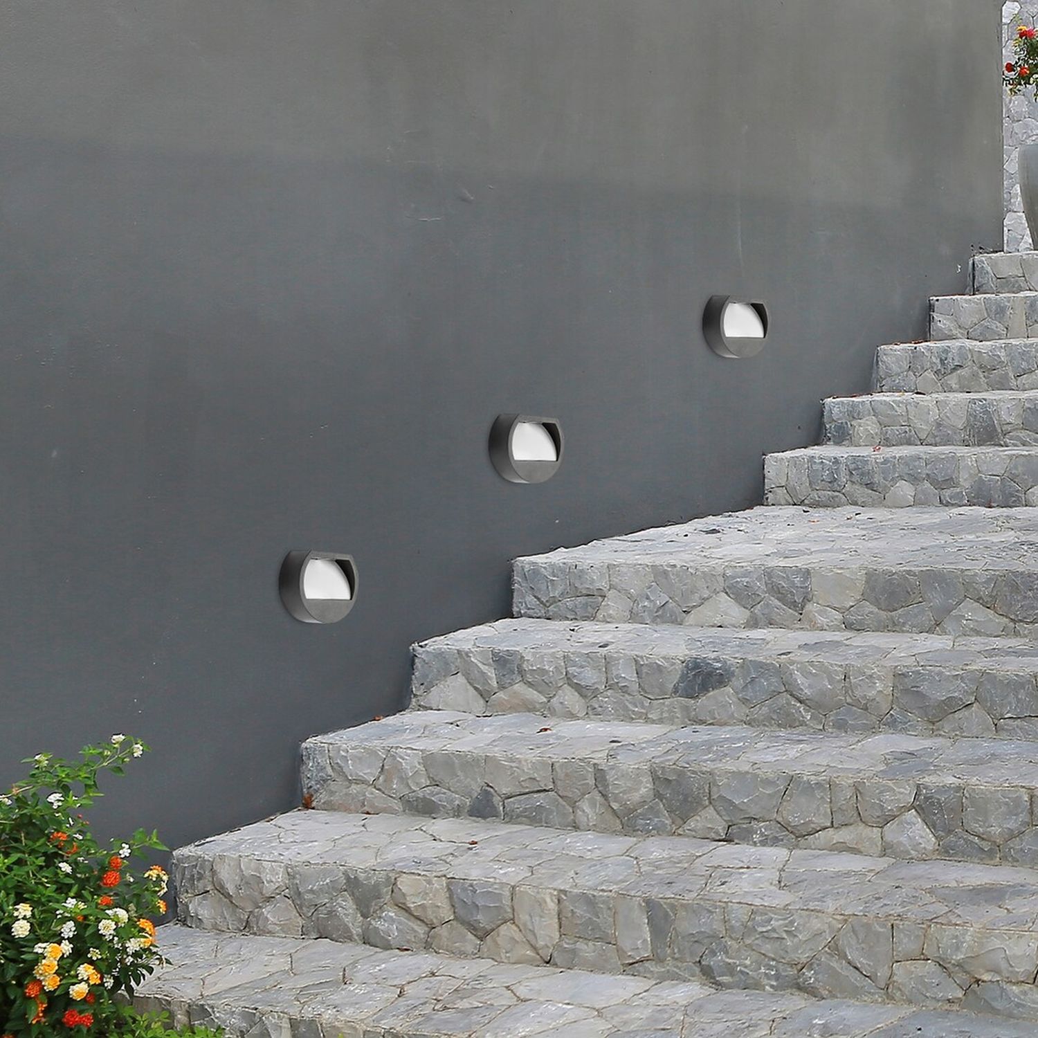 Rabalux Narmada kinkiet solarny 1x0,5 W czarny 77004