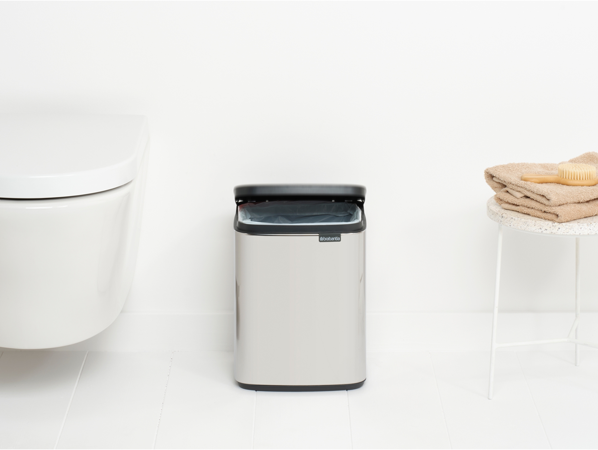 Brabantia Bo kosz na śmieci 7 l stal polerowana 222948 - Wysyłka w 24h