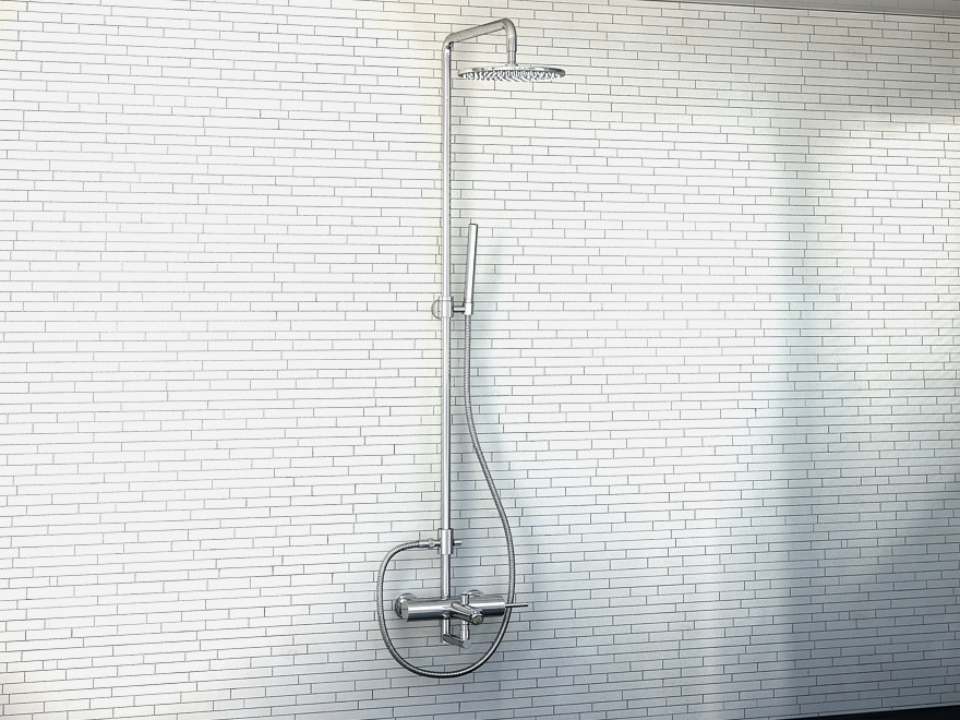 Kohlman Maxima zestaw wannowo-prysznicowy ścienny chrom QW277M