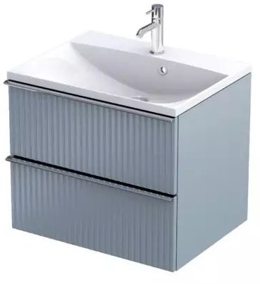 Oristo Etna szafka 59,6x45,5x50 cm podumywalkowa wisząca szara OR52-SD2S-60-16R